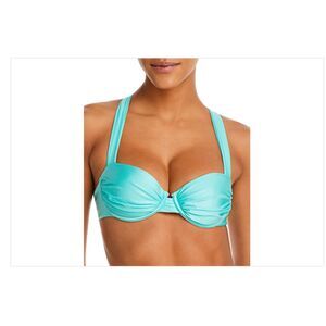 Aqua Swim Ruched Underwire Bikini Top - 100% Exclusive